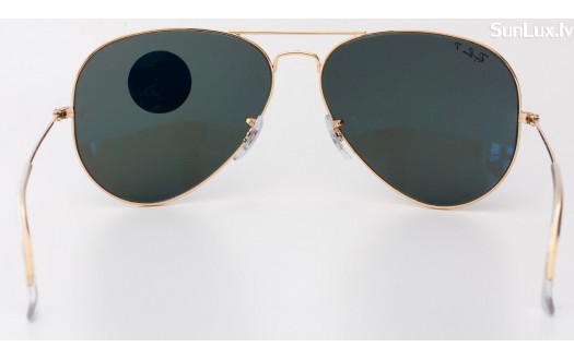 Ray-Ban Aviator Large Metal Polarised (RB3025 001/58 58mm) saules brilles